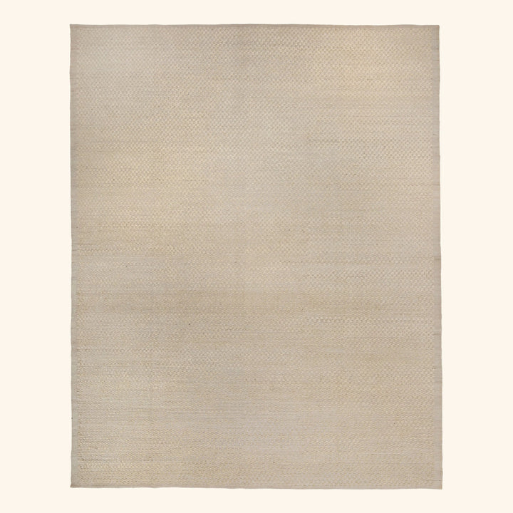 Zameen Transitional Silk Wool Blend Rug - 9'3" x 11'5"
