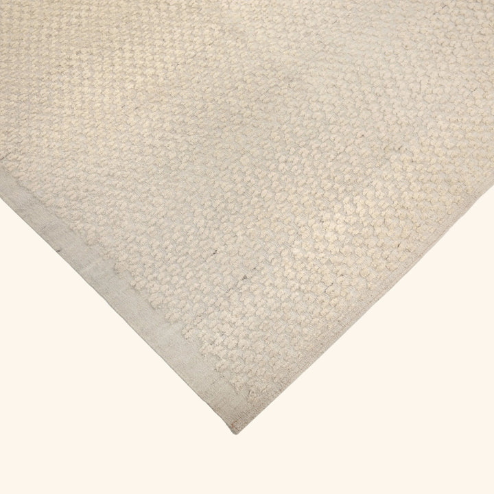 Zameen Transitional Silk Wool Blend Rug - 9'3" x 11'5"