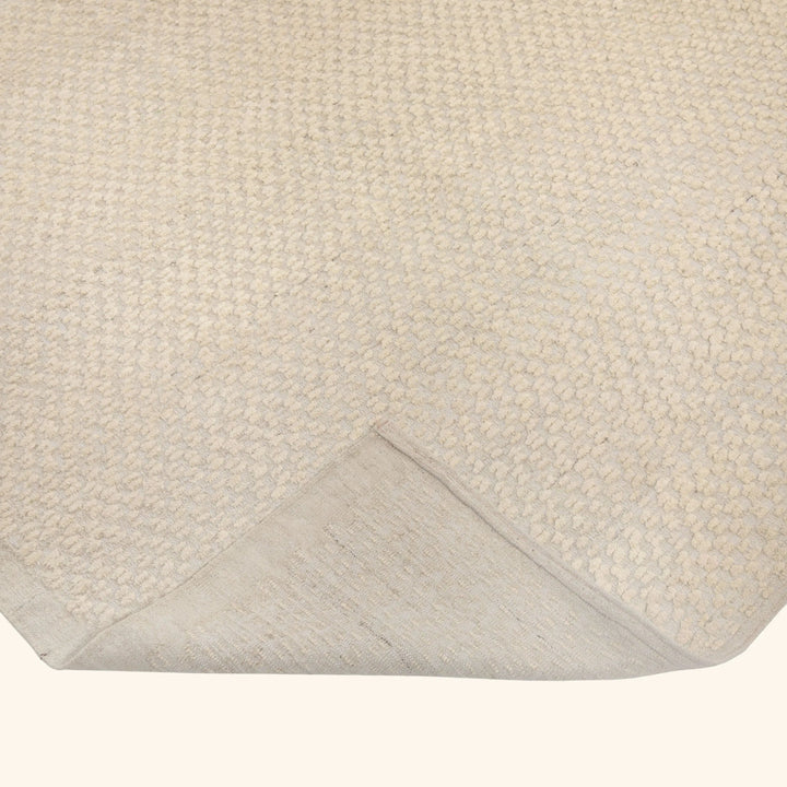 Zameen Transitional Silk Wool Blend Rug - 9'3" x 11'5"