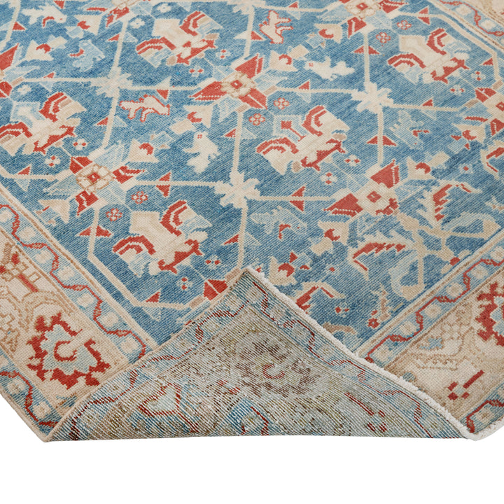 Tradtional Vintage Persian Malayer Wool Rug - 4'4" x 6'6"