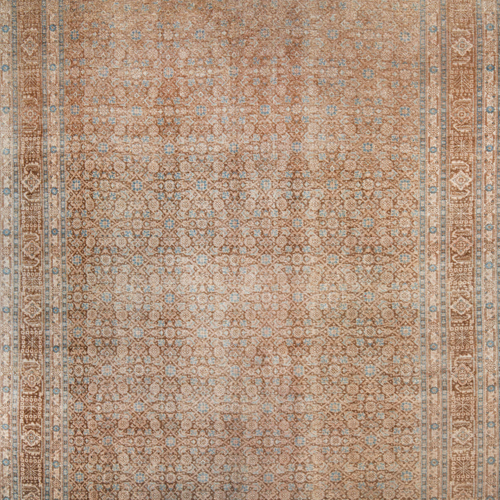 Vintage Tradtional Persian Tabriz Wool Rug - 8'2" x 13'2"