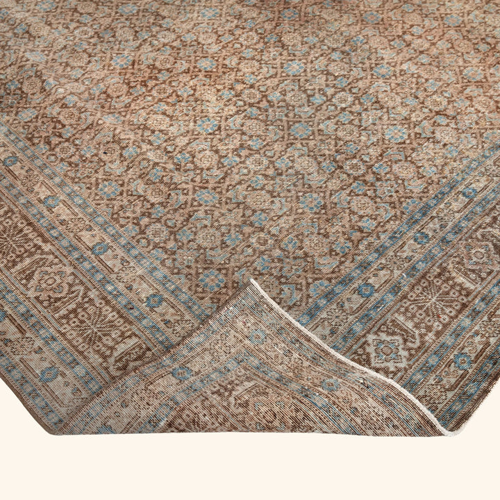 Vintage Tradtional Persian Tabriz Wool Rug - 8'2" x 13'2"