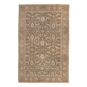 Vintage Tradtional Persian Tabriz Wool Rug - 6'2" x 9'7"