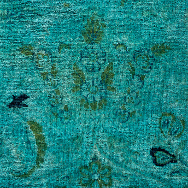 Teal Samsara Wool Rug - 9'1" x 12'1"