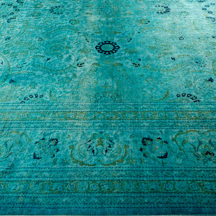 Teal Samsara Wool Rug - 9'1" x 12'1"