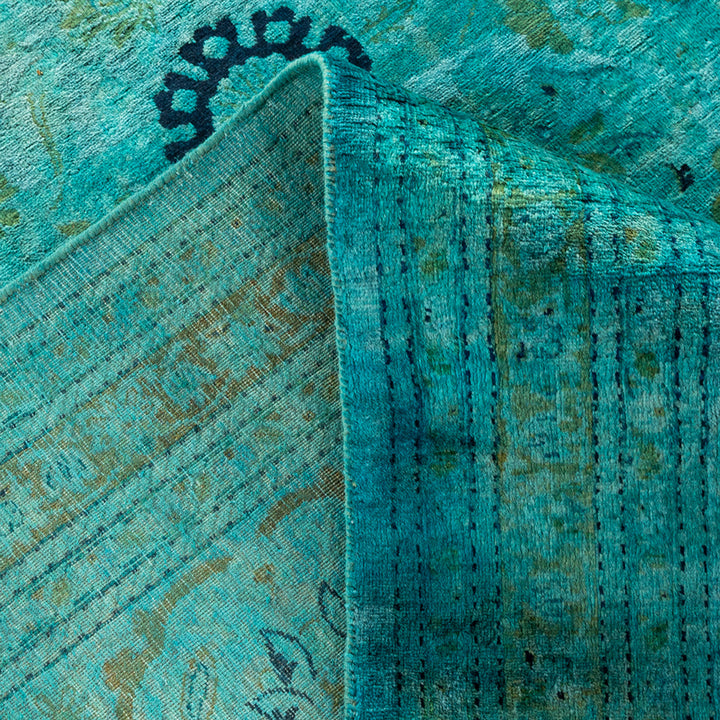Teal Samsara Wool Rug - 9'1" x 12'1"