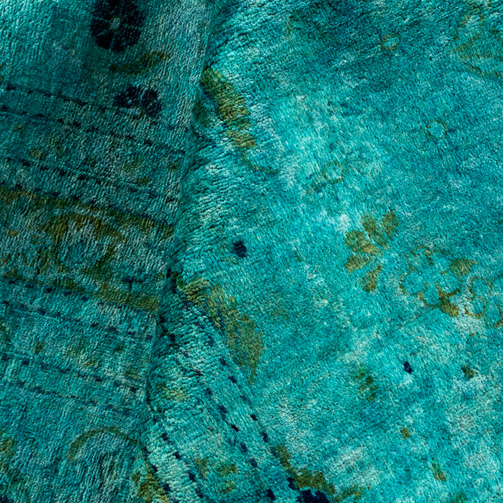 Teal Samsara Wool Rug - 9'1" x 12'1"