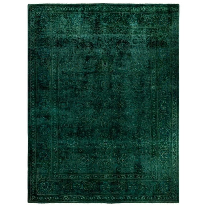 Green Samsara Wool Rug - 9'1" x 12'1"