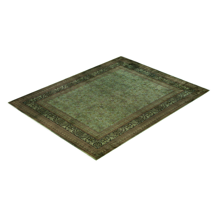 Green Samsara Wool Rug - 8'2" x 10'4"