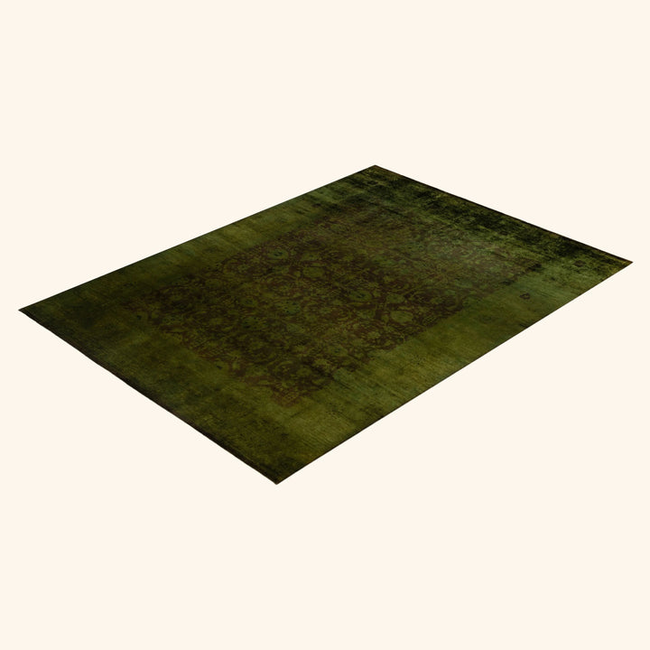Green Samsara Wool Rug - 9' x 12'1"