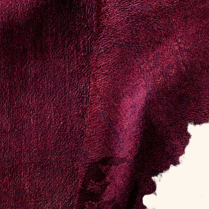 Burgundy Samsara Wool Rug - 8'1" x 10'5"