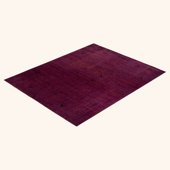 Burgundy Samsara Wool Rug - 8'1" x 10'5"