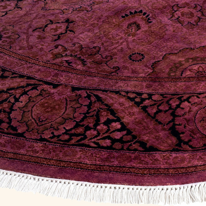 Purple Samsara Wool Rug - 6'1" x 6'1"