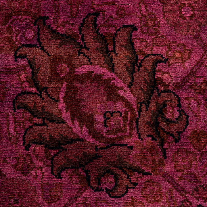 Purple Samsara Wool Rug - 6'1" x 6'1"