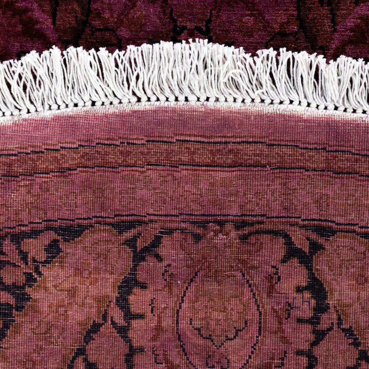 Purple Samsara Wool Rug - 6'1" x 6'1"
