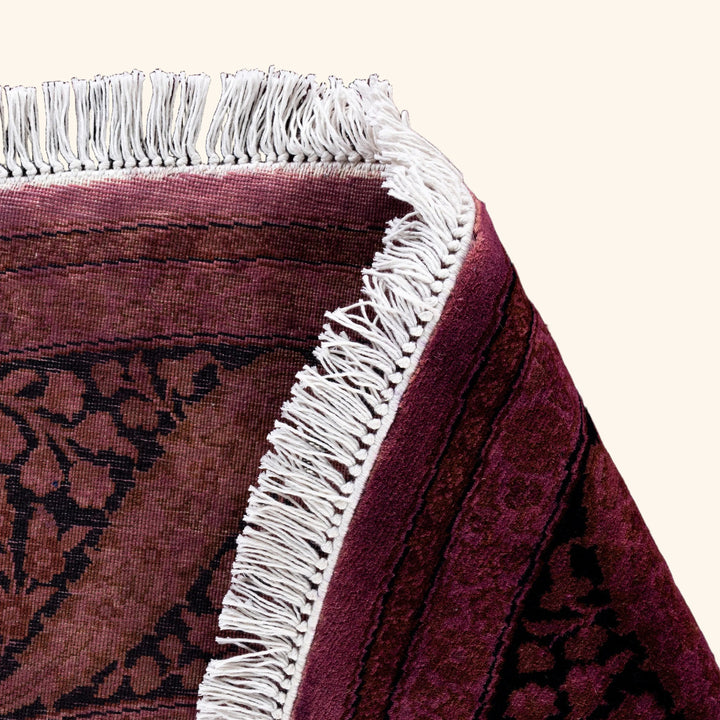 Purple Samsara Wool Rug - 6'1" x 6'1"
