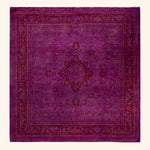 Purple Samsara Wool Rug - 8'2" x 8'3"