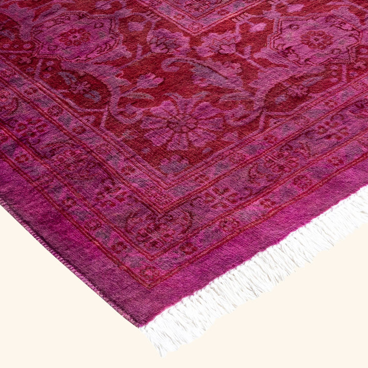 Purple Samsara Wool Rug - 8'2" x 8'3"