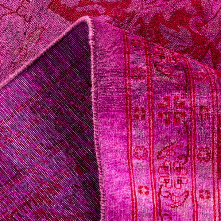 Purple Samsara Wool Rug - 8'2" x 8'3"