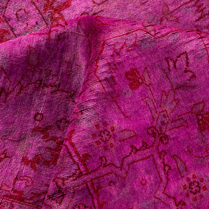 Purple Samsara Wool Rug - 8'2" x 8'3"