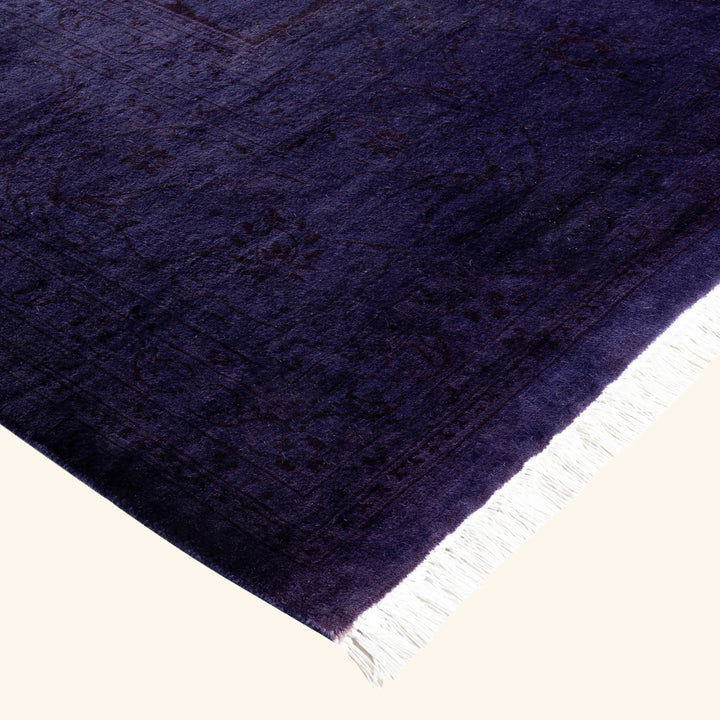 Purple Samsara Wool Rug - 8'2" x 10'4"