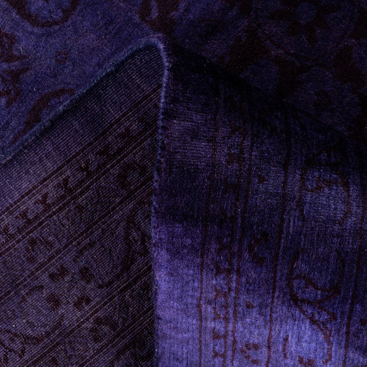 Purple Samsara Wool Rug - 8'2" x 10'4"