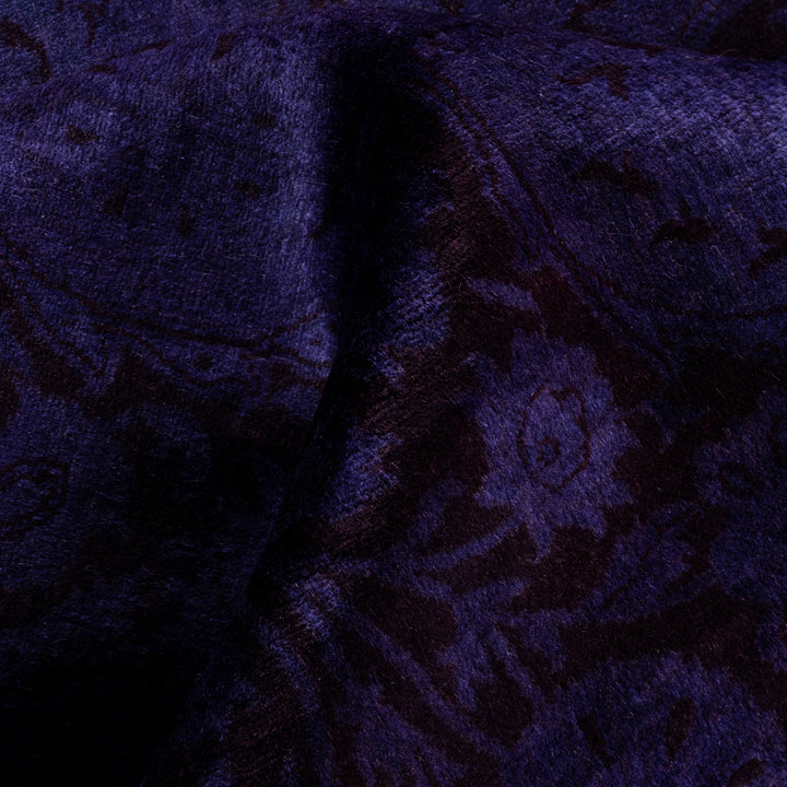 Purple Samsara Wool Rug - 8'2" x 10'4"