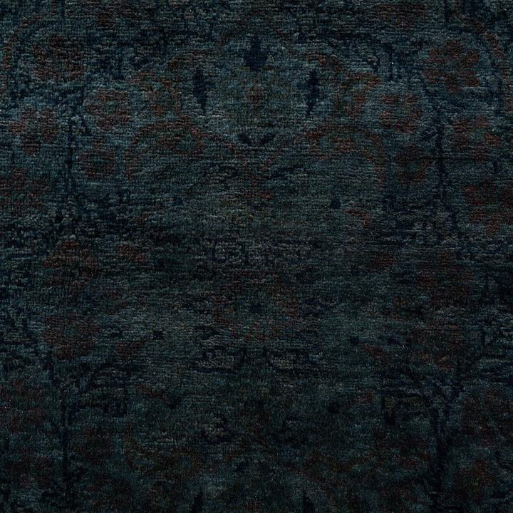 Dark Blue Samsara Wool Rug - 8' x 10'2"