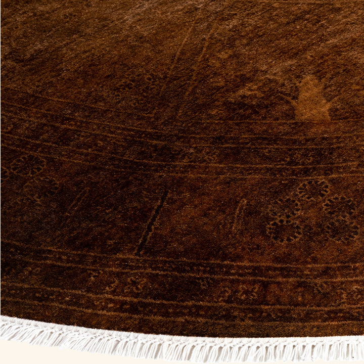 Brown Samsara Wool Rug - 8'1" x 8'1"