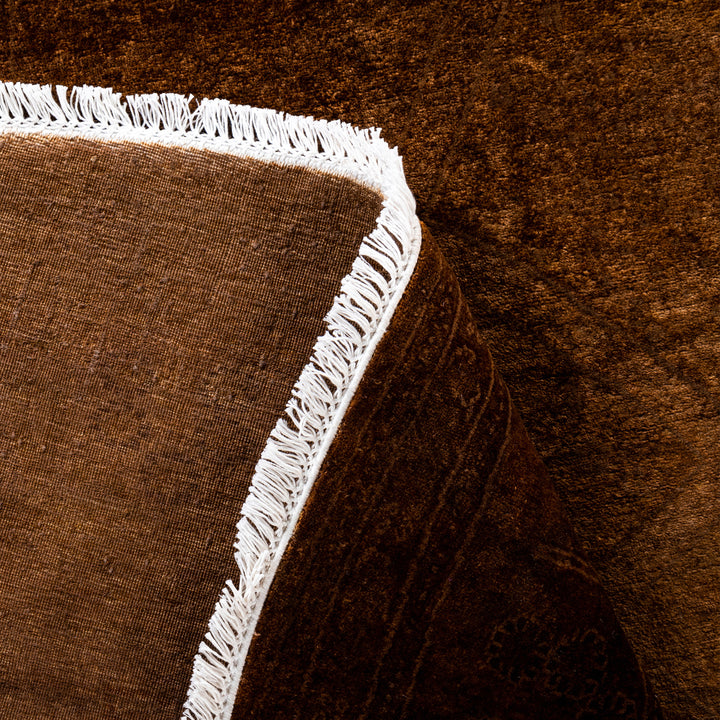 Brown Samsara Wool Rug - 8'1" x 8'1"