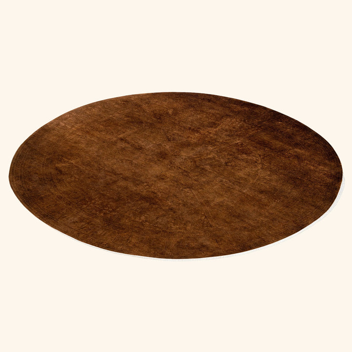 Brown Samsara Wool Rug - 8'1" x 8'1"