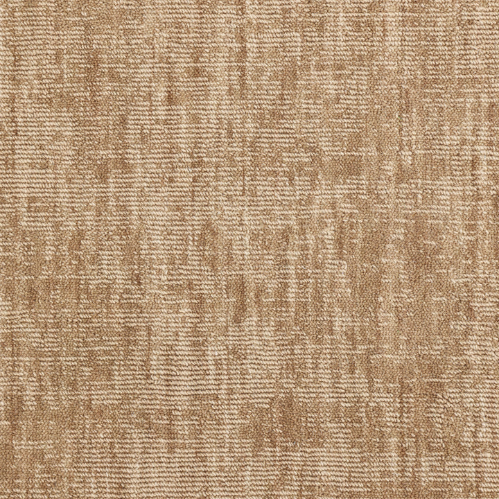 Brown Solid Wool Rug