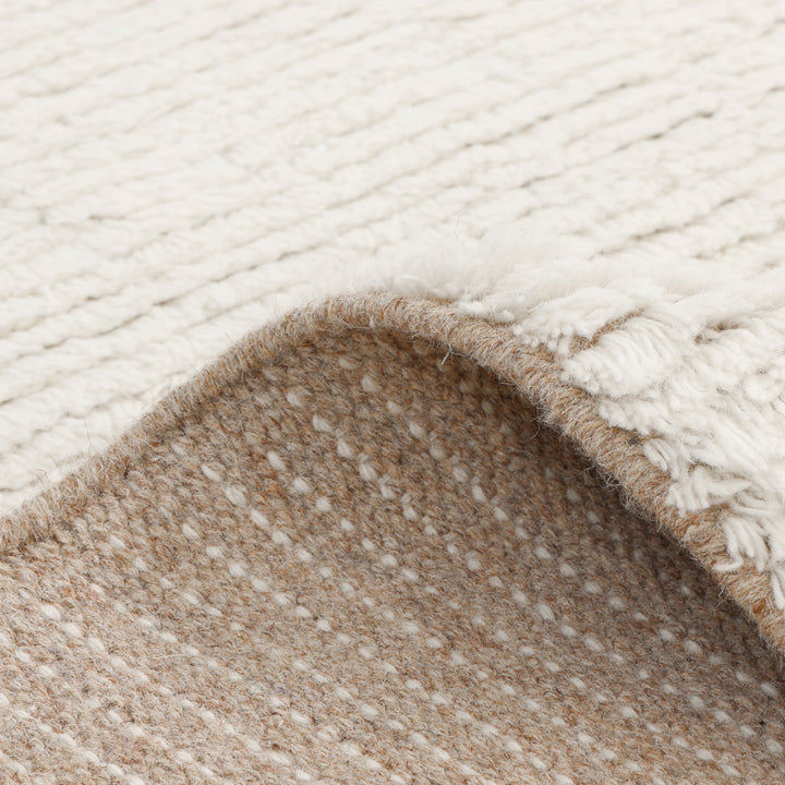 Ivory Contemporary Wool Rug