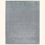 Grey Solid Wool Rug - 8' x 10'