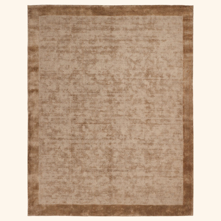 Brown Solid Jute Rug