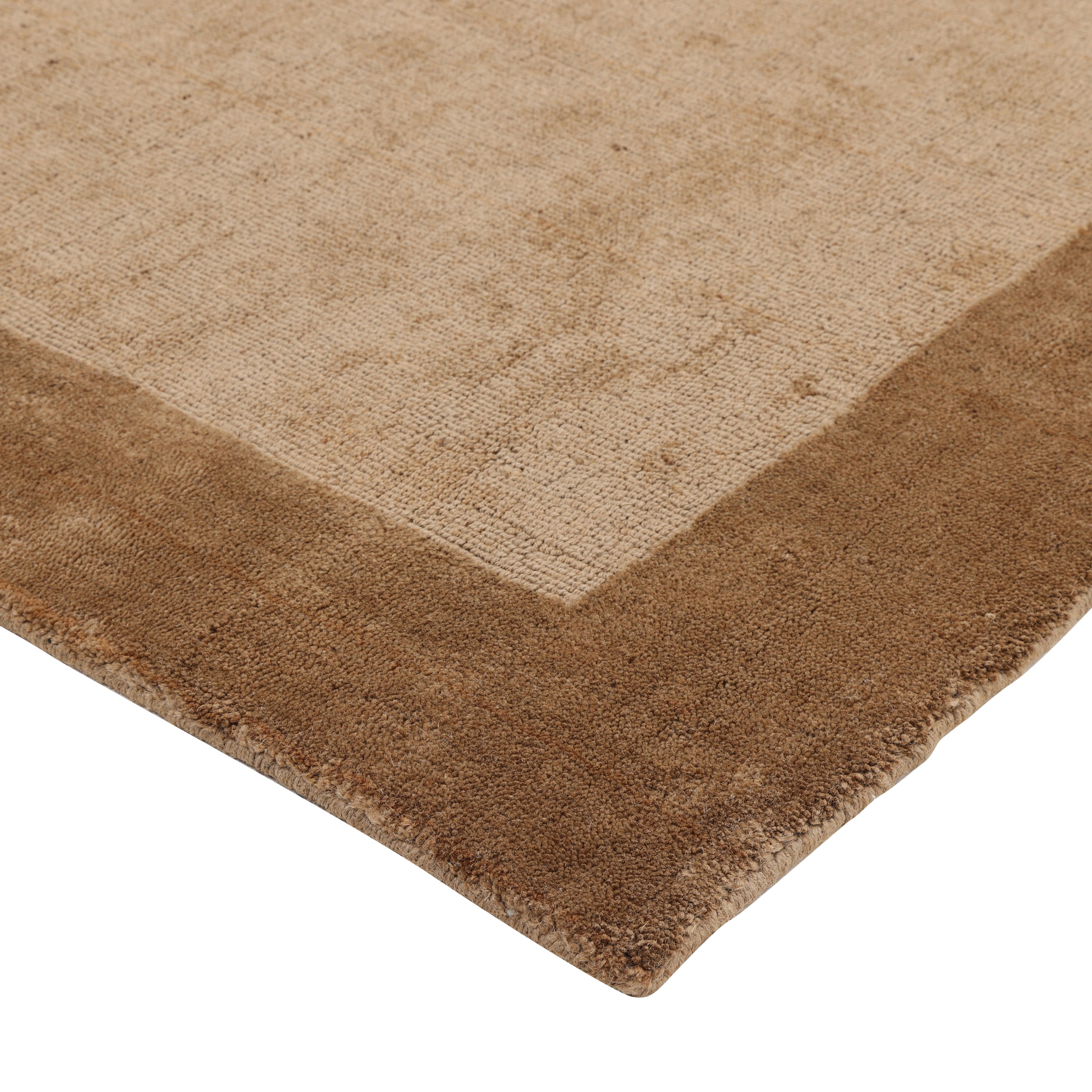 Brown Solid Jute Rug - Thumbnail 3