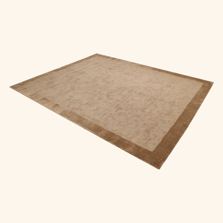 Brown Solid Jute Rug