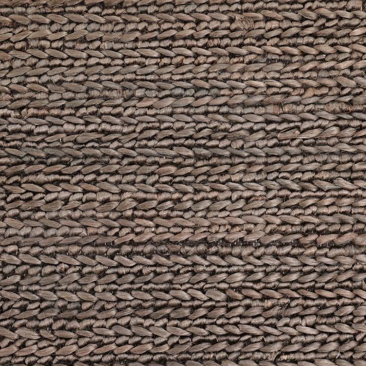 Brown Solid Jute Rug - 10' x 14'