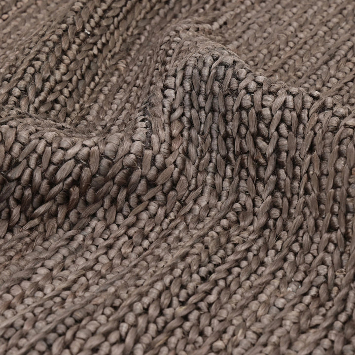 Brown Solid Jute Rug - 10' x 14'