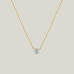 Delicates 1 Diamond Necklace, 16"