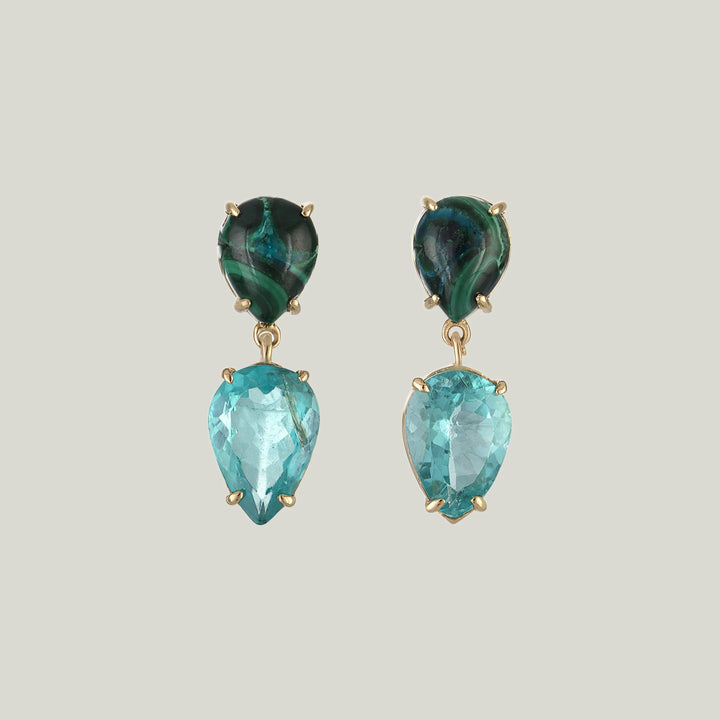 Apatite Chyrsocolla Droplets