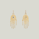 Divine Intervention Drops with Diamond Huggies, Yellow Gold