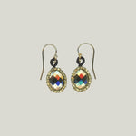 Caged Pave Pyrite Earrings