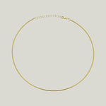 14KYG 2mm Omega Necklace