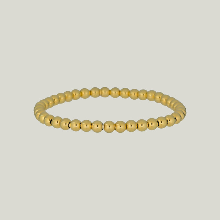 14KYG 5MM Ball Stretch Bracelet