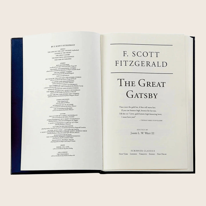 The Great Gatsby Leather Bound Book