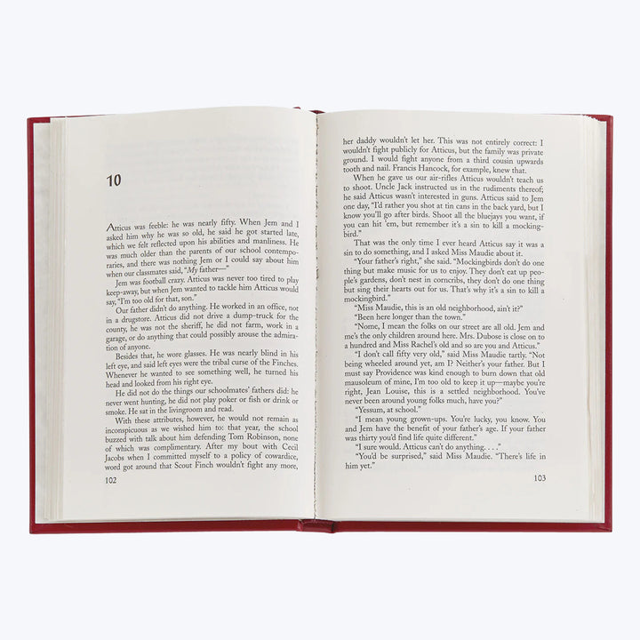 To Kill a Mockingbird Leather Bound Book