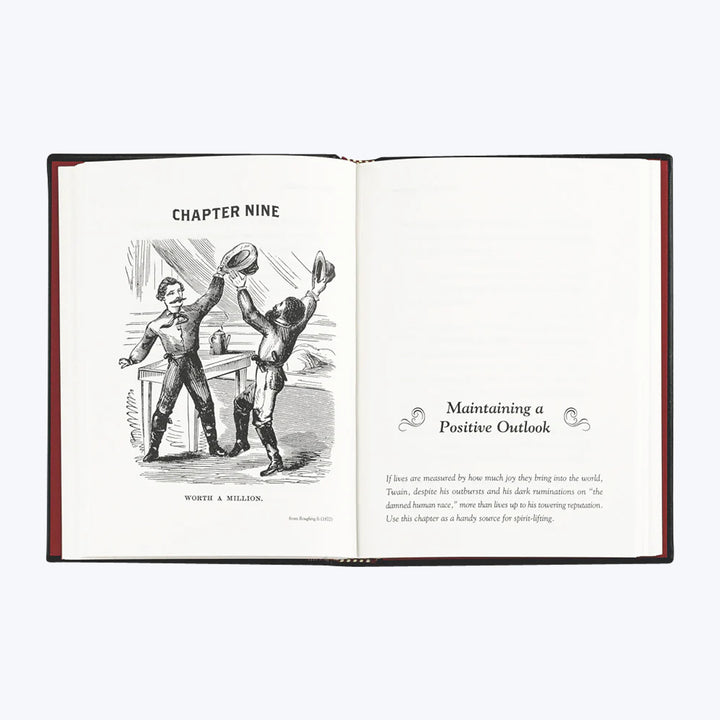 Mark Twain's Words of Wisdom Leather Bound Book