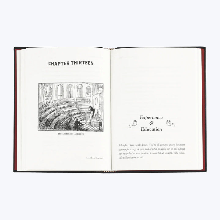 Mark Twain's Words of Wisdom Leather Bound Book