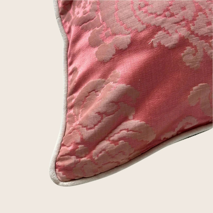Antique Silk Damask Pillow